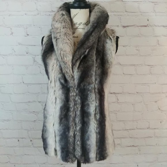 soft surroundings faux fur vest